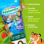 Bērnu zobu pasta ar ābolu–piparmētru garšu 50 ml | ar fluorīdu 1350 ppm - Image 2