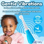 Elektriskā zobu birste BabySonic zila 0-3 gadi Brush-baby - Image 7