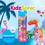 Brush-baby cменные щетки KidzSonic от 3 лет, 4шт / упак — изображение 2