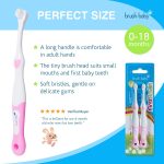 Pirmā zobu birstīte FirstBrush, 0-18 mēnešiem, Brush-baby - Image 6