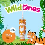 Brush-baby WildOnes Tiger перезаряжаемая электрическая  зубная щетка  0-10 лет — изображение 4