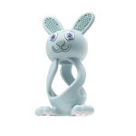 Zobgrauznītis, Bobbie Bunny Teether Zaļš, Brush Baby - Image 3