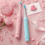 Elektriskā zobu birste rozā, soniskā DT1013, ZoBo - Image 2